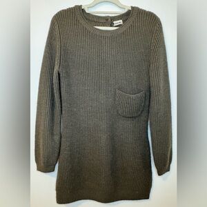 Tezenis Women’s Ribbed Long Knit Sweater Button Back Size S